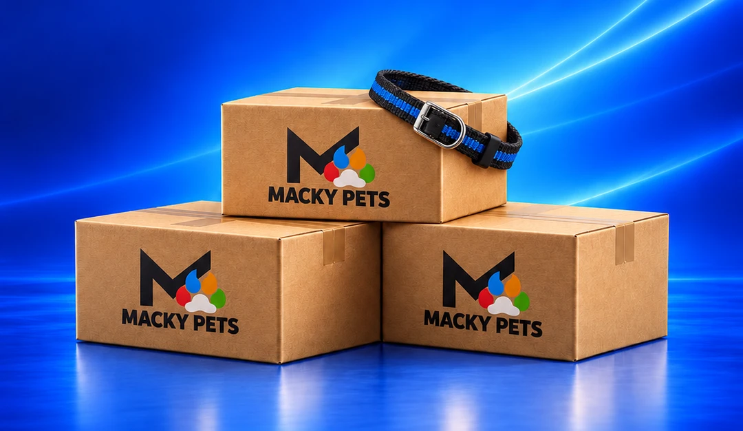 Cajas de envío de Macky Pets listas para un pedido al mayor